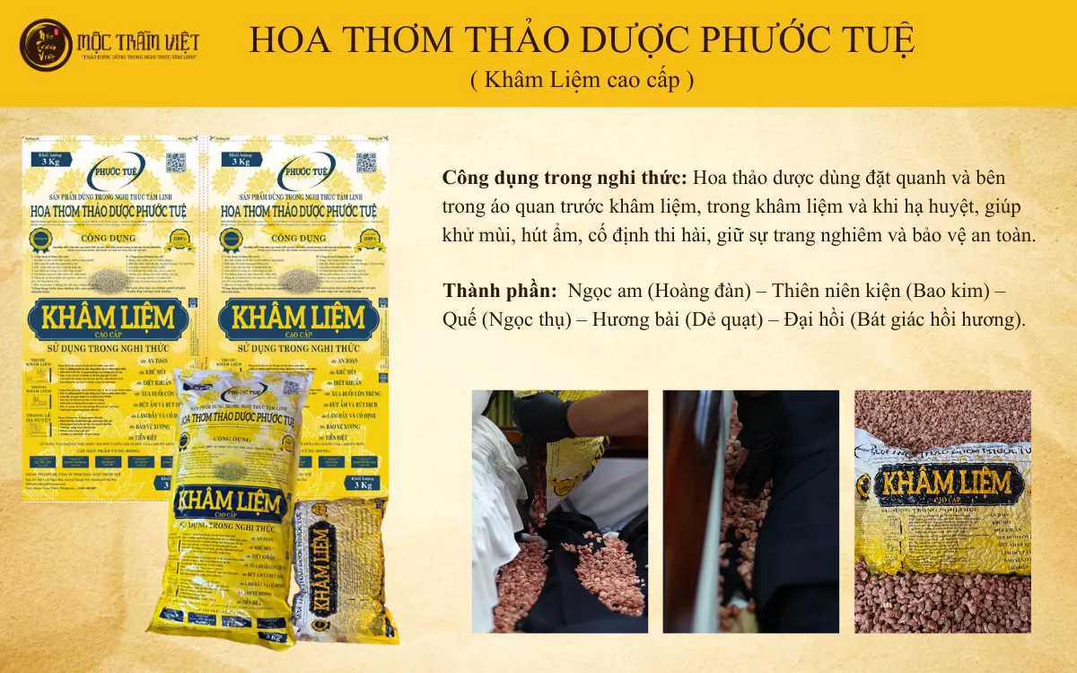 Sản phẩm Hoa thơm thảo dược Phước Tuệ